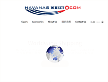 Tablet Screenshot of havanasdirect.com